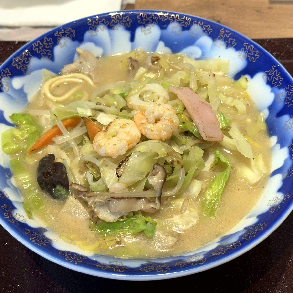 麺・スープ（ちゃんぽんの調理例）